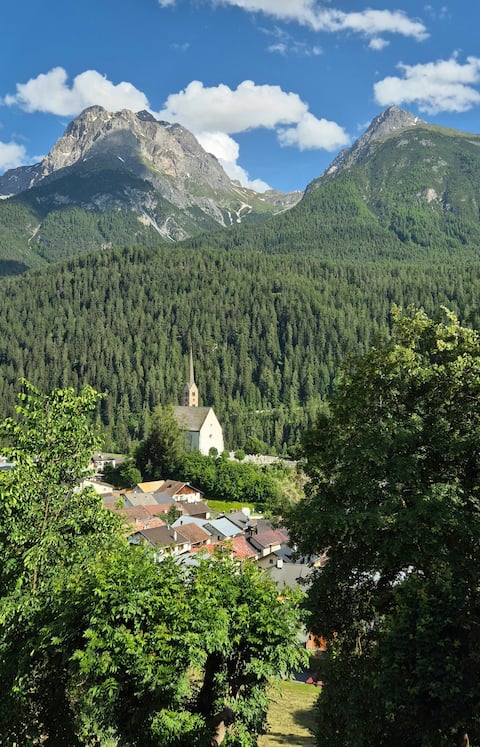 Popular Airbnb listing: Charming studio in the village center in Scuol