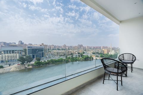 Brassbell l Zamalek l Om Kolthoom 2BR Nile View 5
