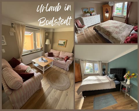 Ferien im Büdnerhaus mit Reetdach & Garten 2-5 P.