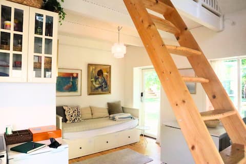 Cozy cabin in the Center of Lyngby 16 min from CPH