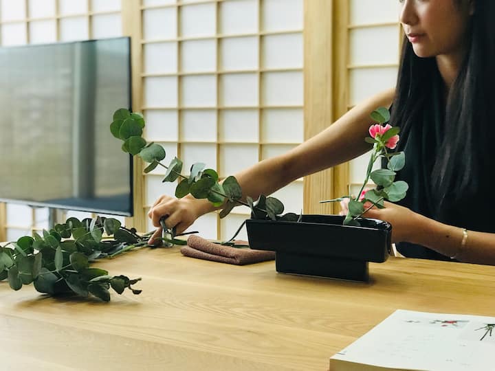 在杭州超美器物花店上一节花道课 日本小原流花道体验 日式插花 Airbnb 在杭州超美器物花店上一节花道课 日本小原流花道体验 日式插花 Airbnb