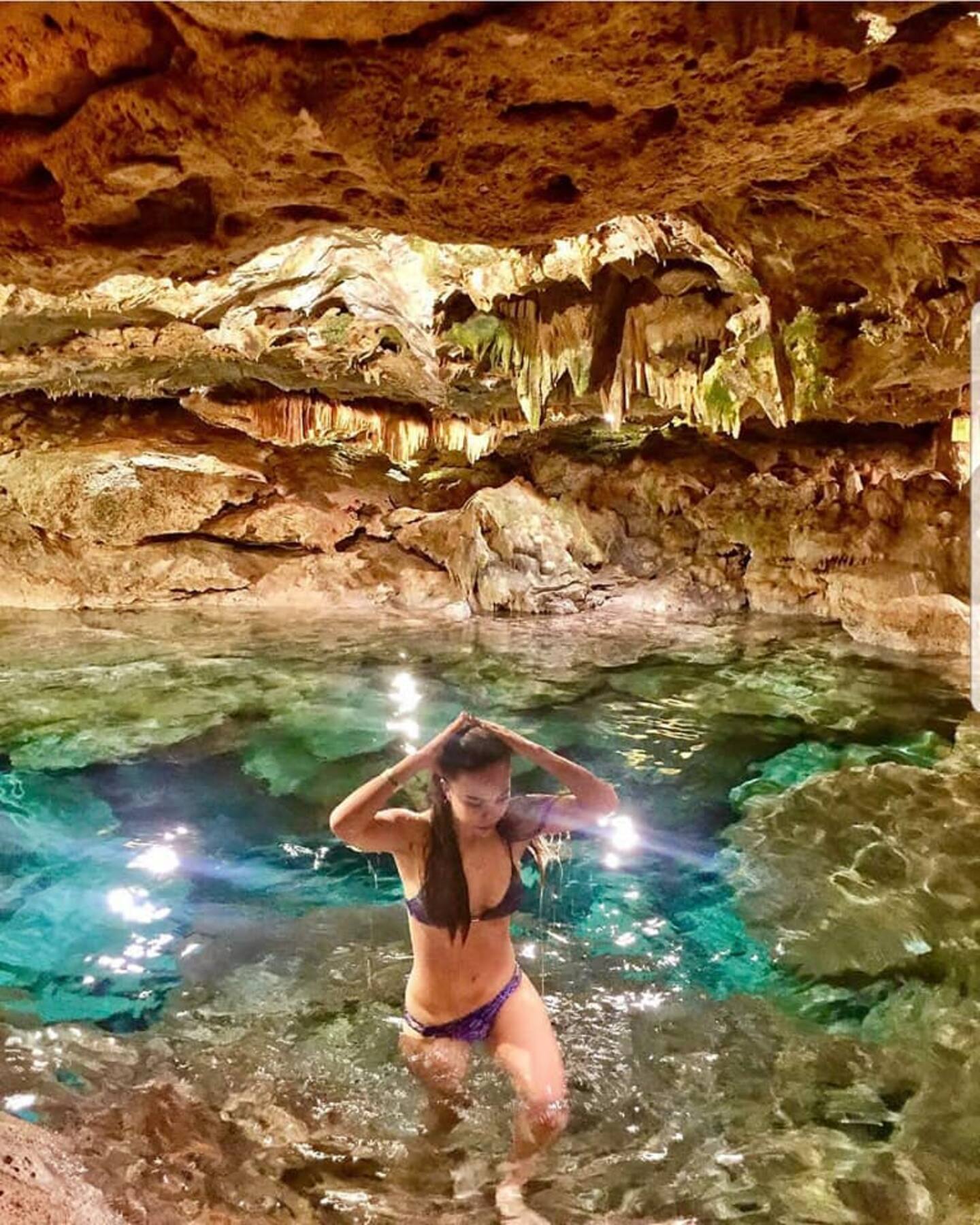 cave cenotes, a natural pool inside a cave | merida cenotes