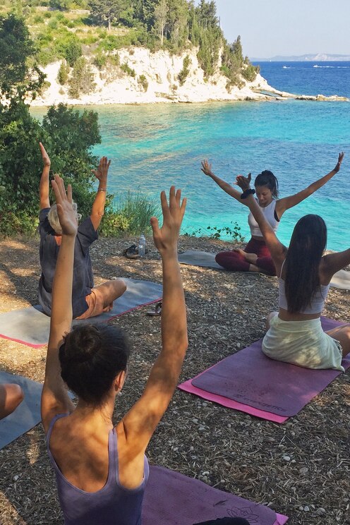 Morning Yoga In Paxos