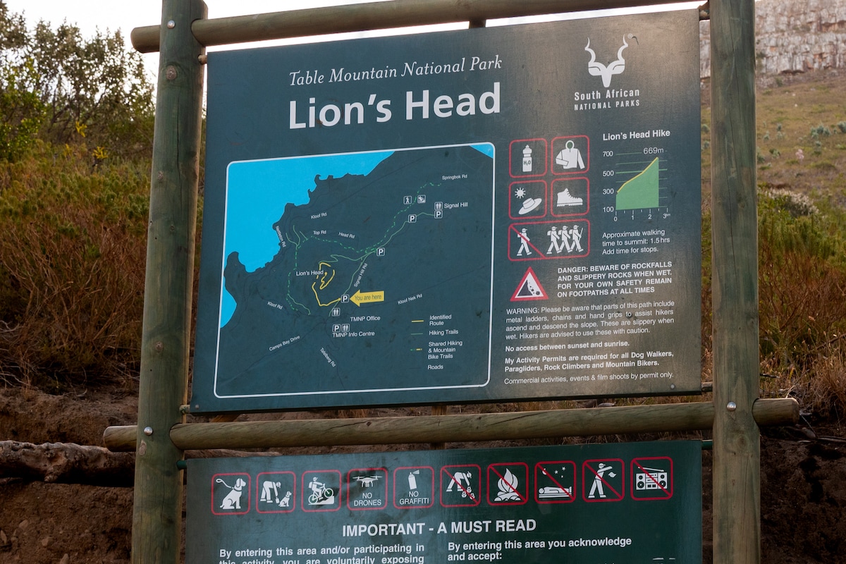 Randonnée à Lions Head