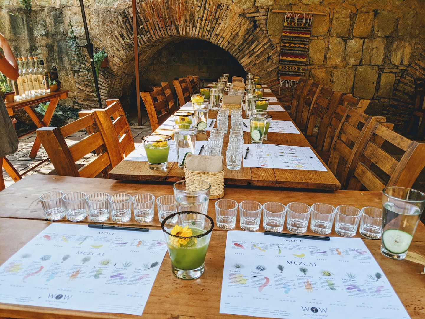 mezcal table oaxaca mezcal tours