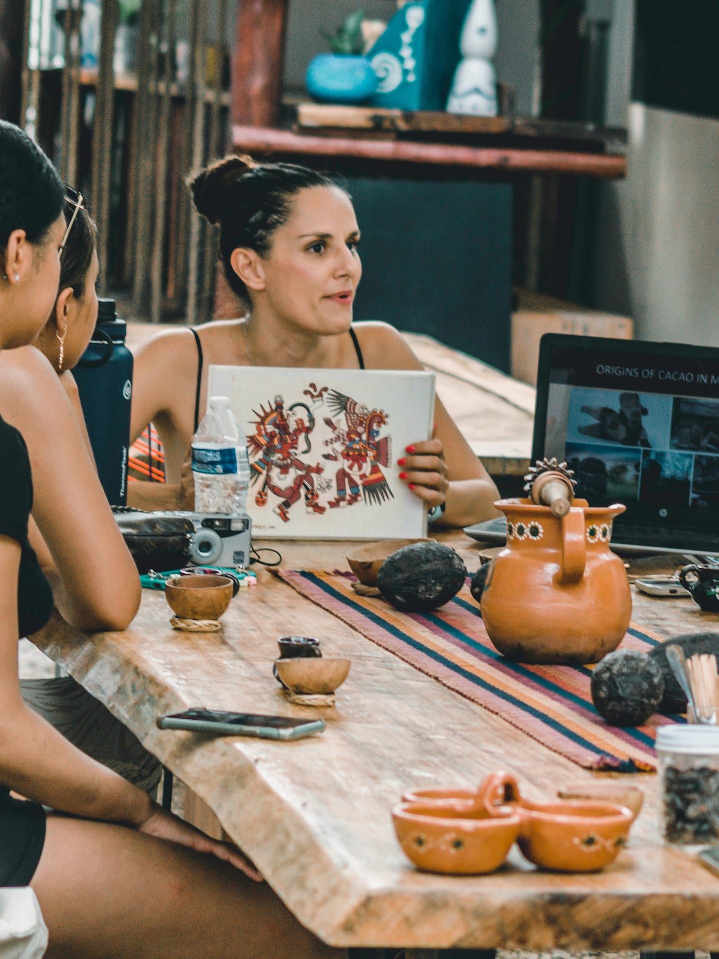 Mayan chocolate workshop