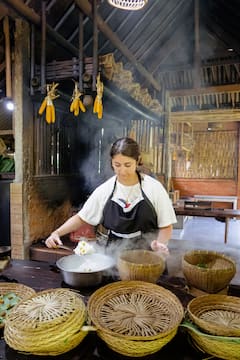 Organic Balinese farm cooking in Ubud