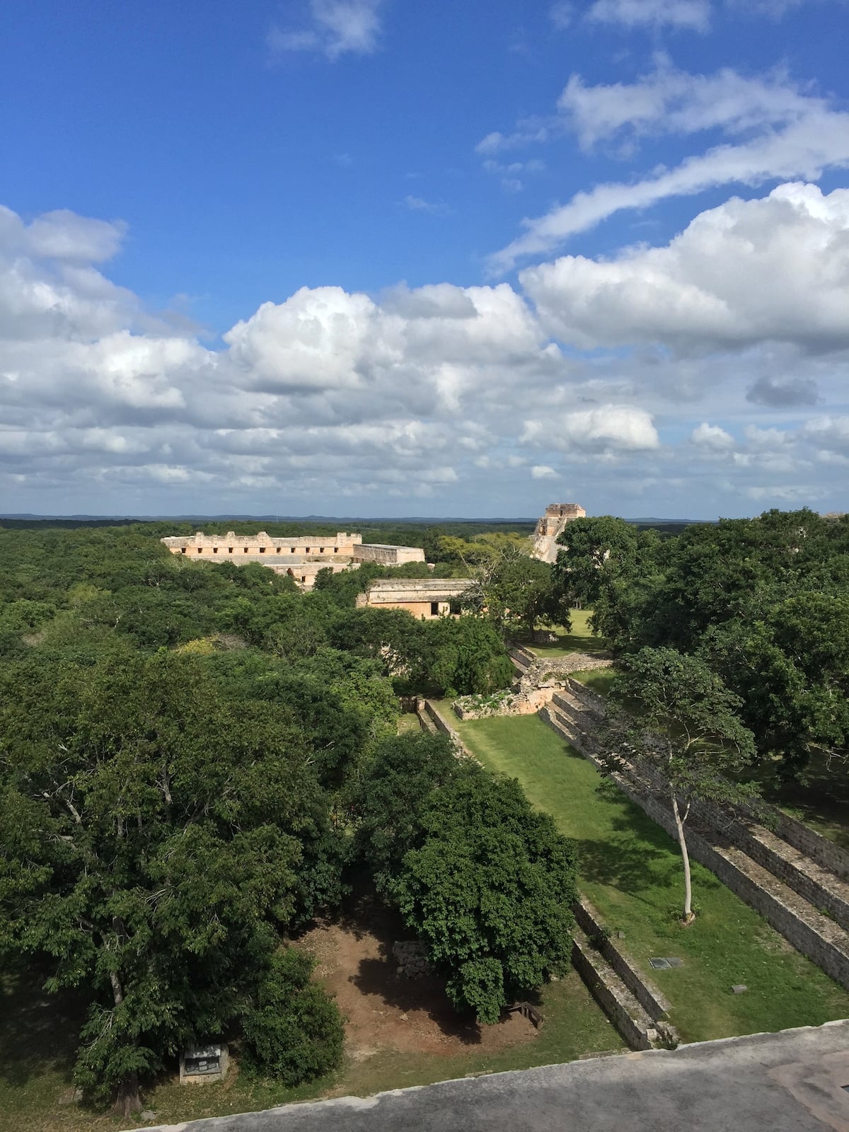aerial view of uxmal ruins | Merida to Uxmal tours