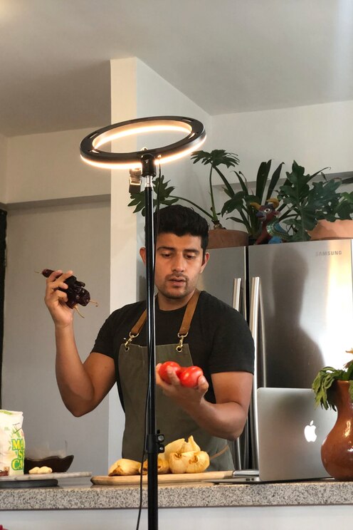 Mostrar imagem fornecida pelo anfitrião em ecrã inteiro