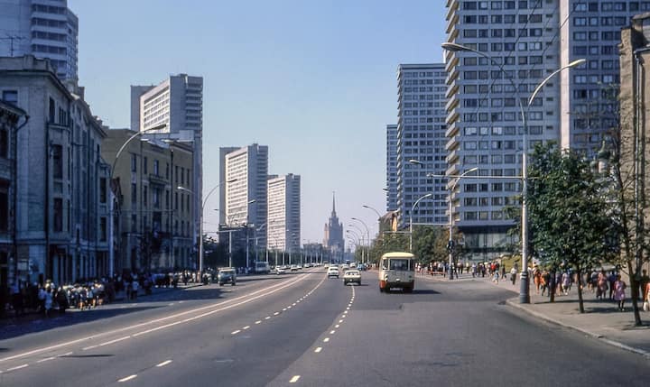 Проспект Калинина - Retro photos