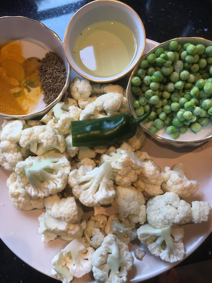 Green Veg ready to cook