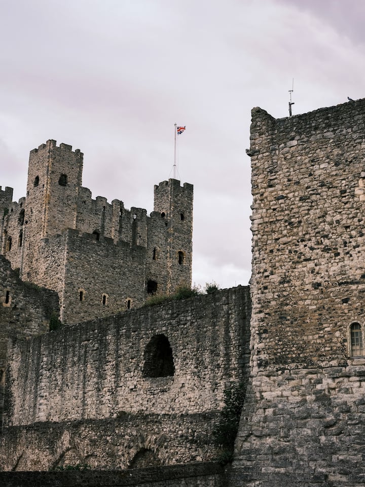 The view of Rochester Castle