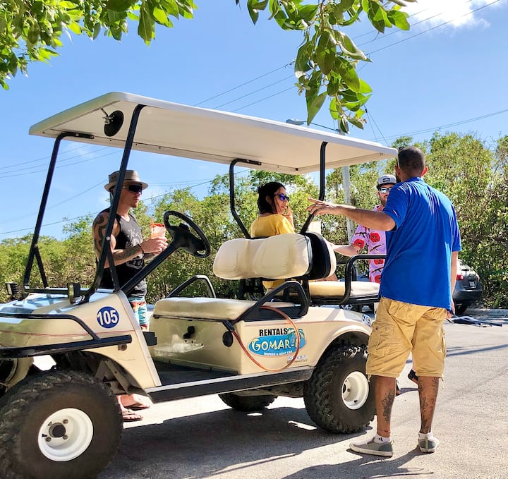 Golf Cart Tour of Isla Mujeres Mexico Airbnb
