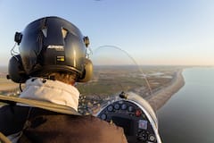 在索姆湾（Baie de Somme）体验空中洗礼