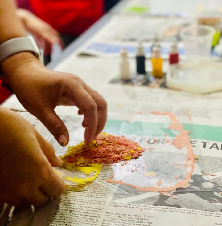 Make your own Terrazzo Chips!