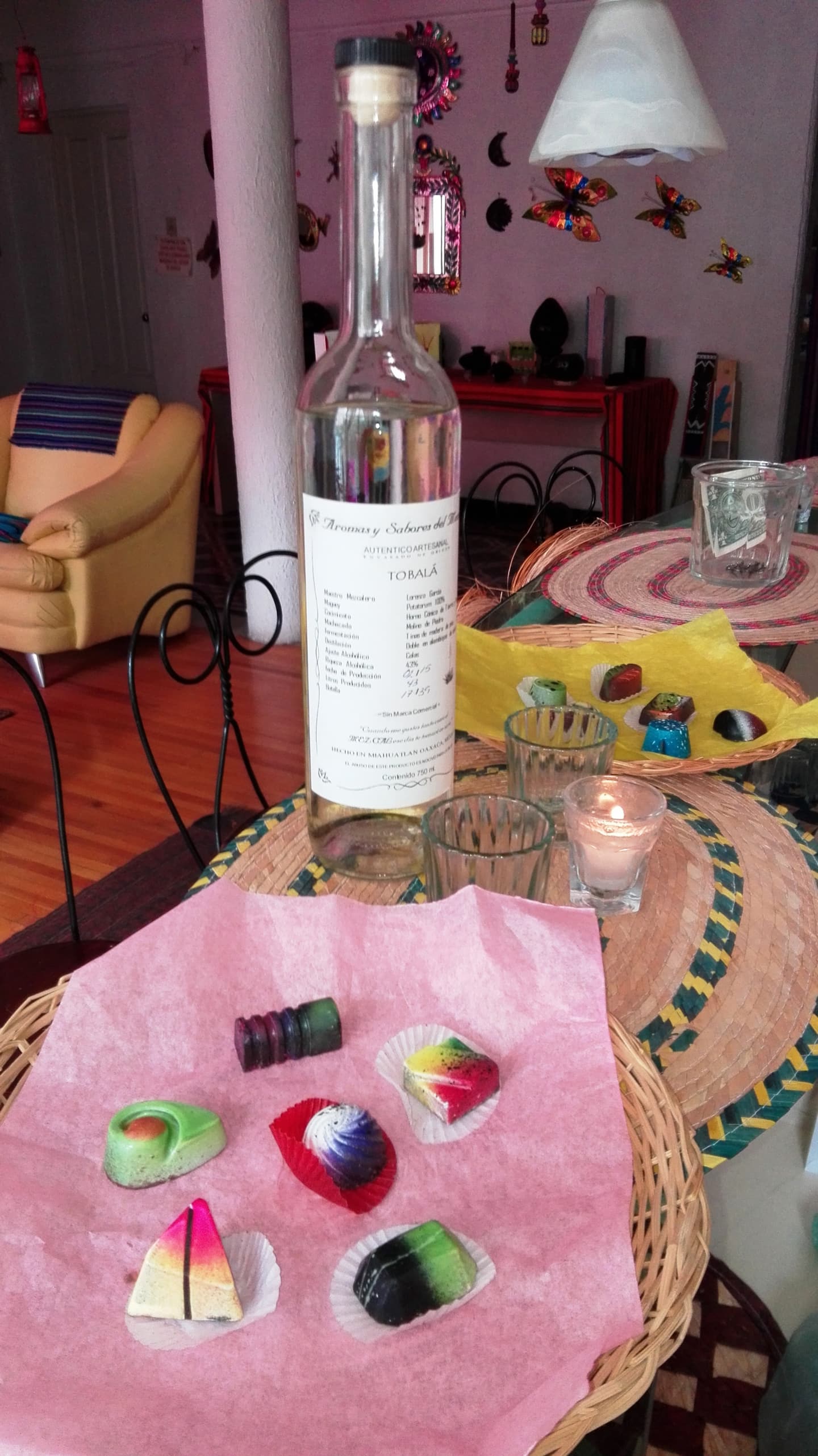 mezcal and chocolate tasting