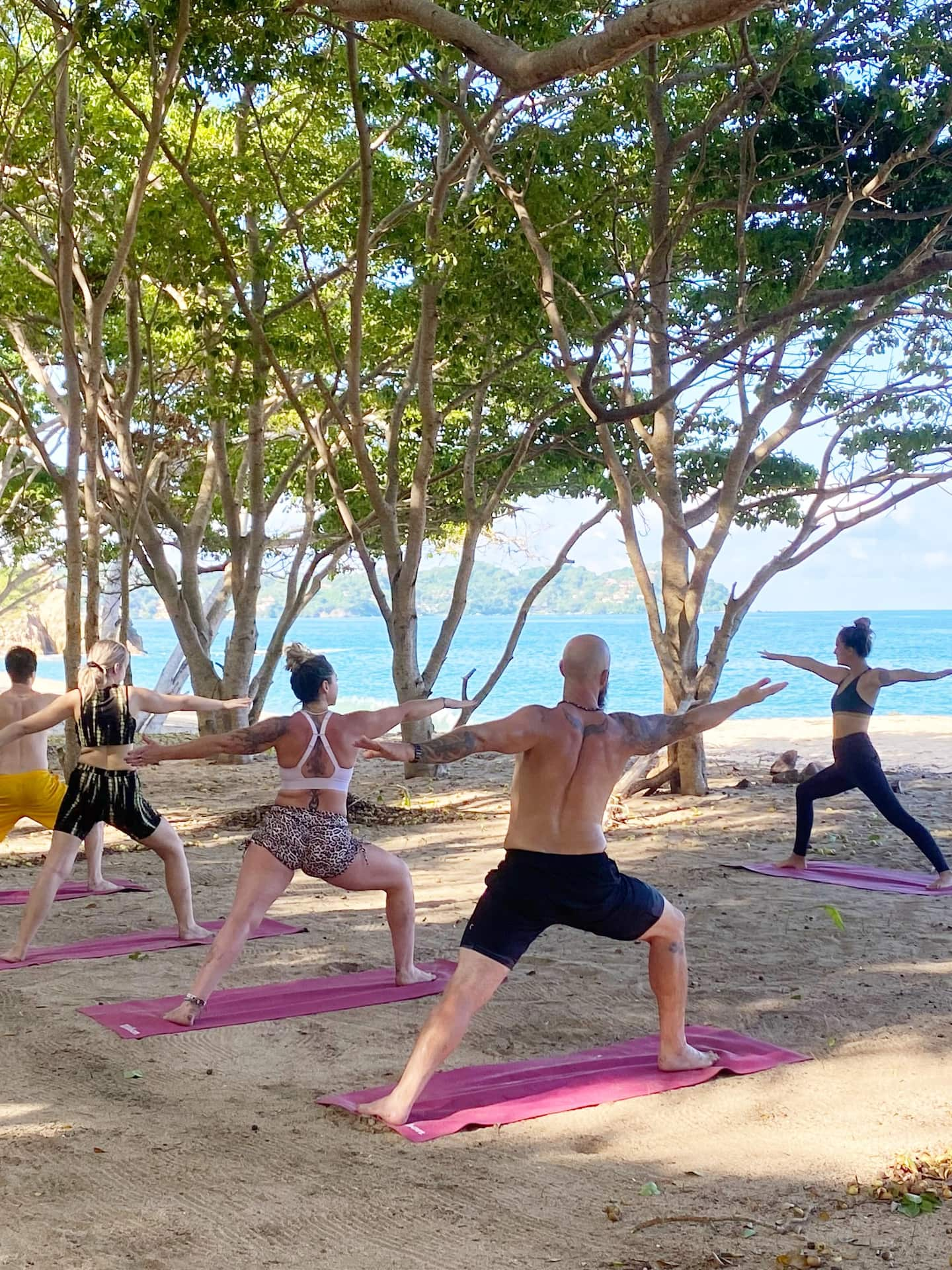 sayulita yoga class on the beach