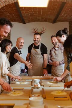 Make pasta from scratch in the Chianti hills