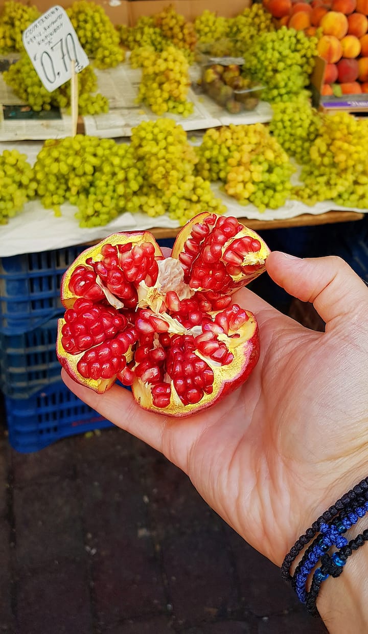 Fresh seasonal fruits from the farmer