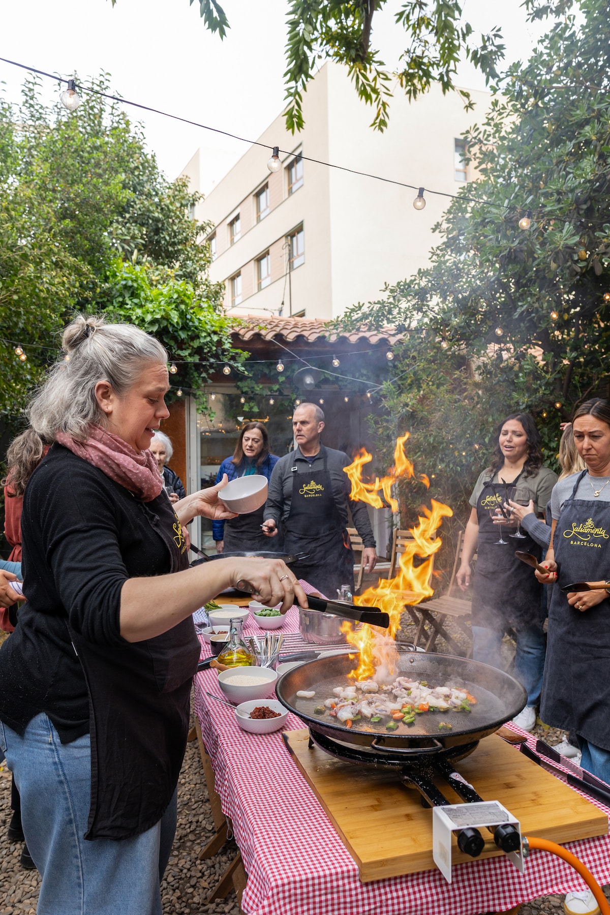 Paella in my secret garden