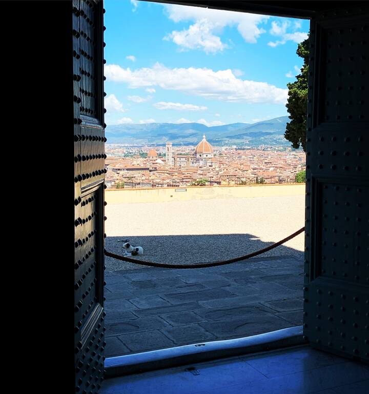 vista dall'Abbazia San Miniato a Mont