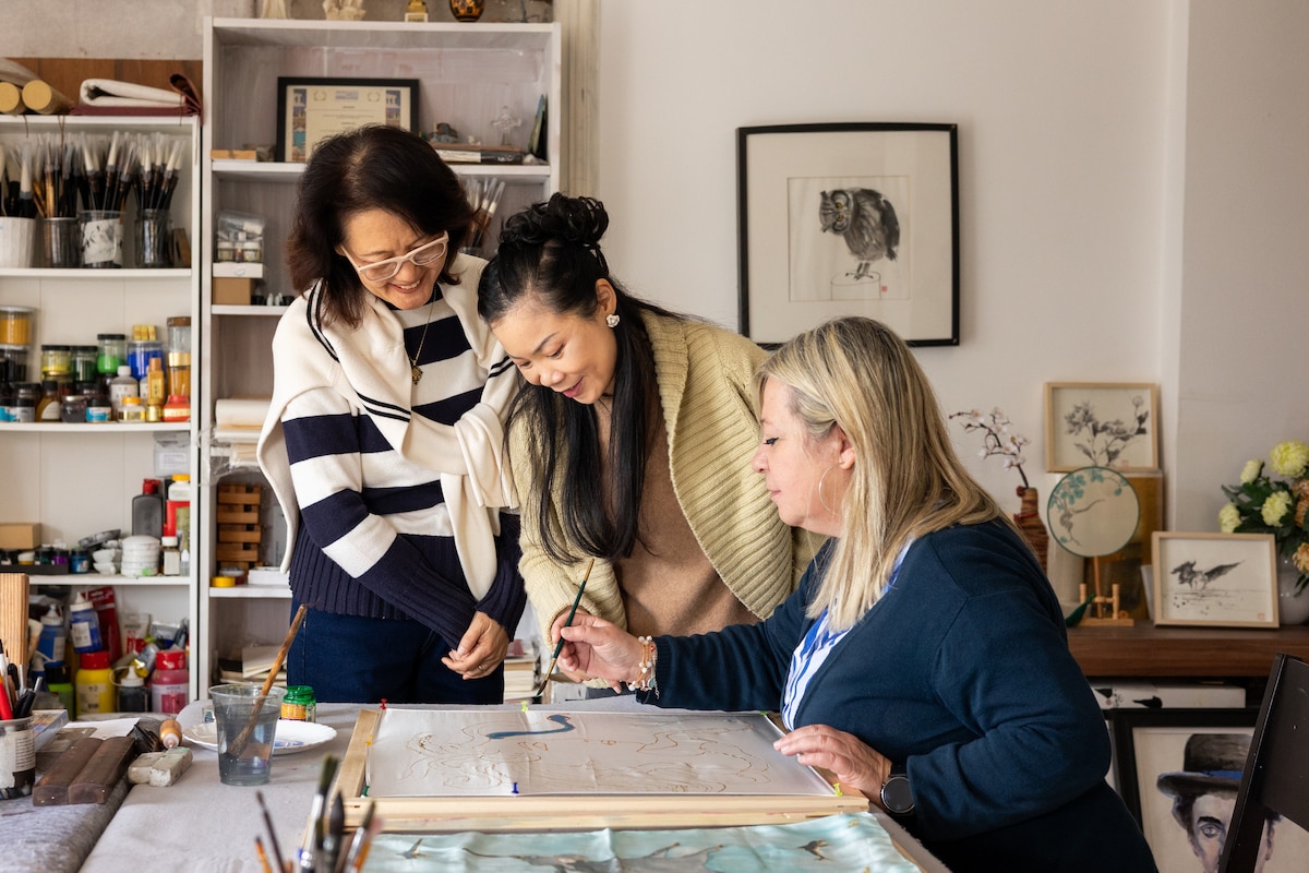 Create your own greek silk scarf