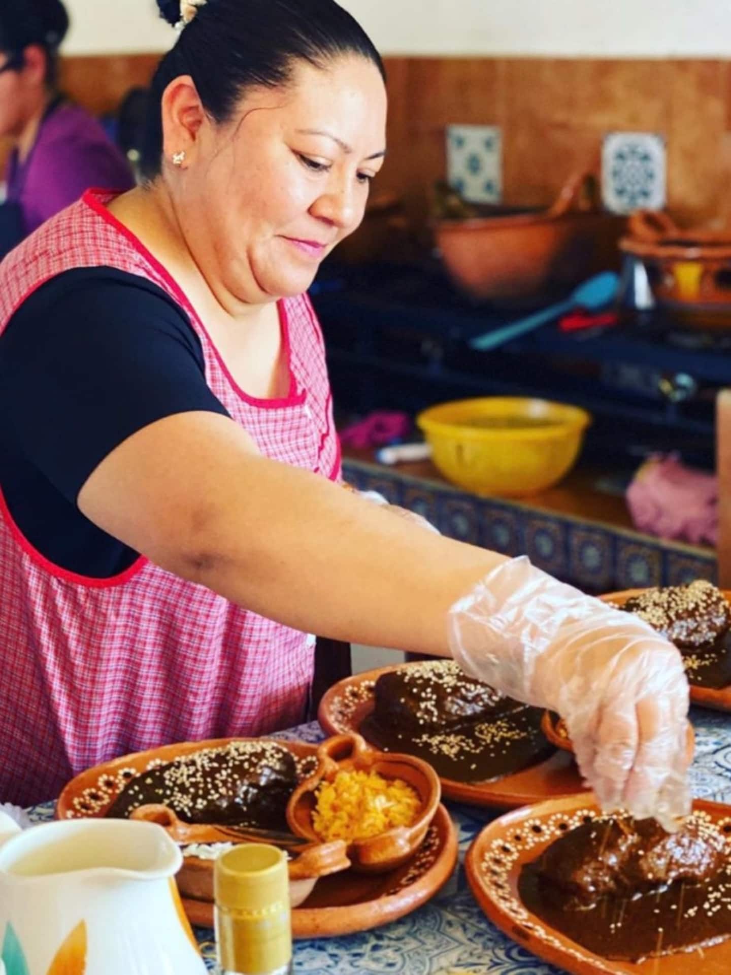 grandma cooking food on one of the Best Teotihuacan Tours from Mexico City