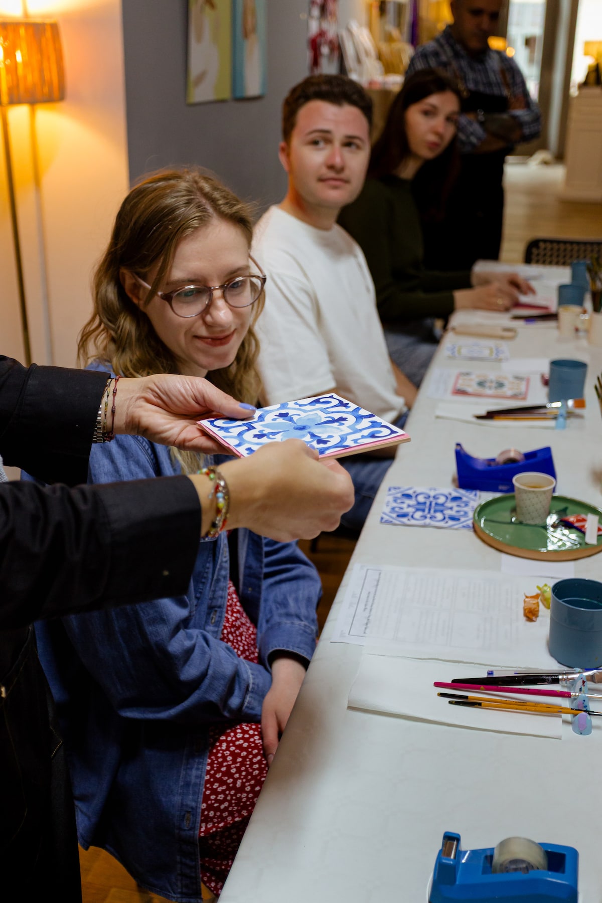 Paint an Azulejo & enjoy a cocktail
