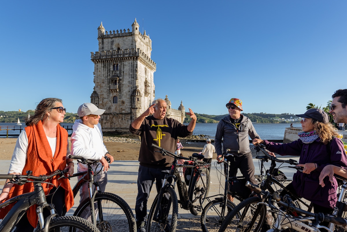 Passeio de bicicleta do centro de Lisboa a Belém