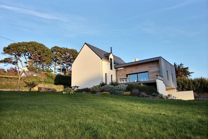 Maison Contemporaine Aux Grands Volumes Proche Mer - Plougrescant