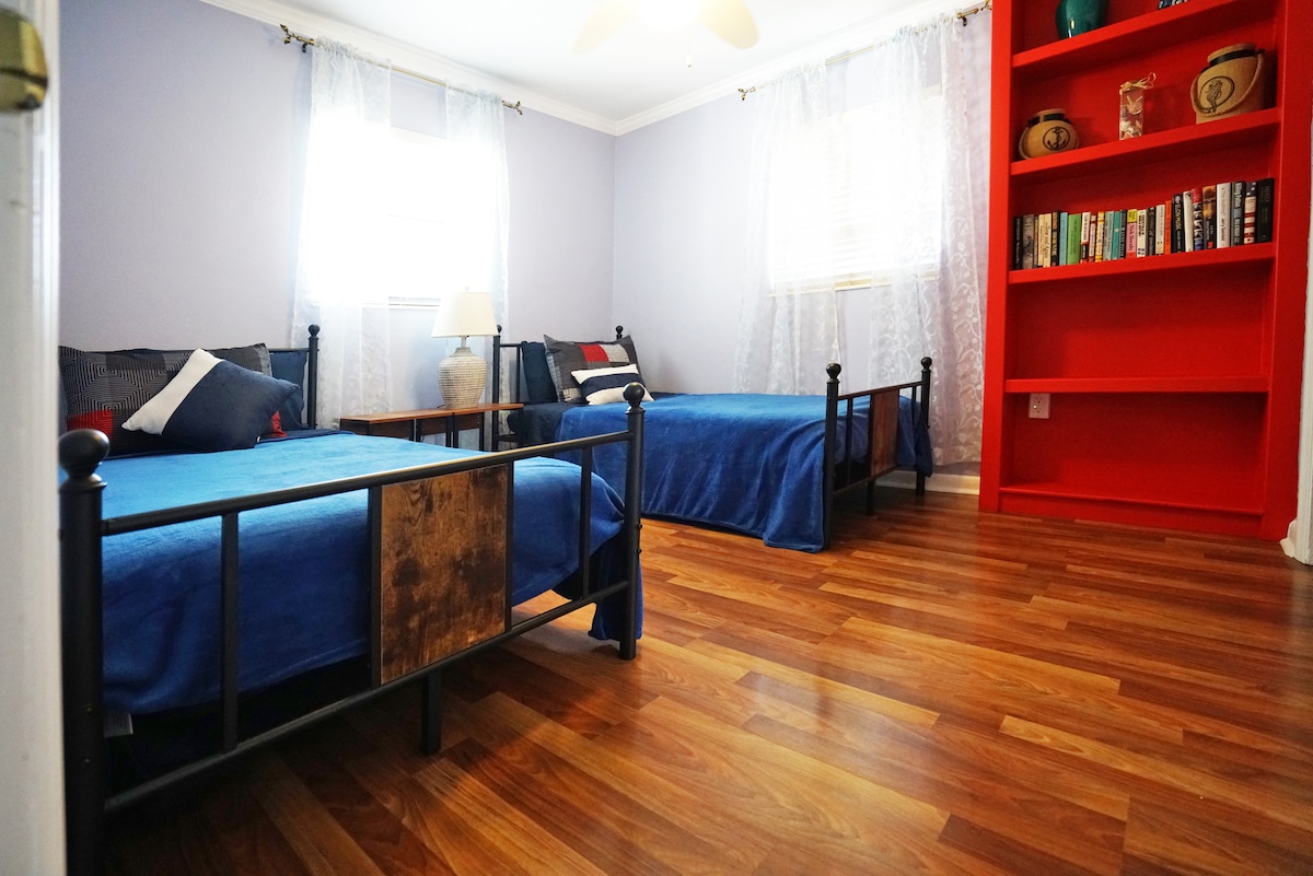 Dormitorio 3: Dos camas individuales.