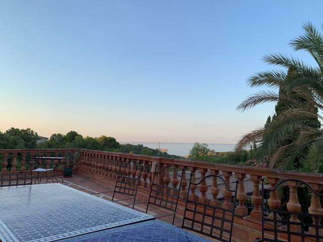 Villa with seaview near Palma