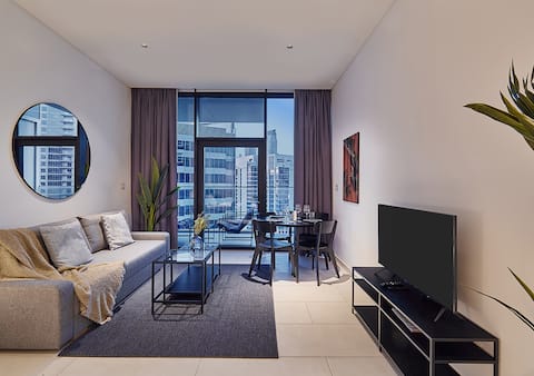 Top performing Airbnb: FIRST CLASS Studio in Downtown, Burj Khalifa View in Business Bay