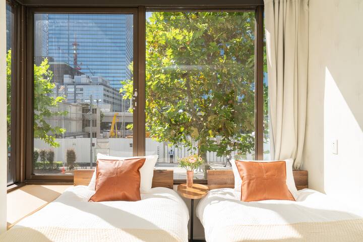 大手町站步行4分！东京站步行12分！宽敞3LDK，大玻璃窗采光好，有电梯，交通方便，步行可去皇居！ gallery image 5