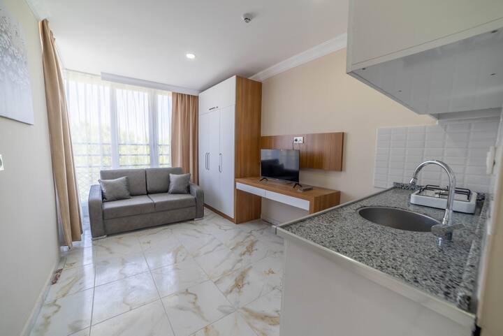 1+1, Mutfaklı, Ferah Daire,  23m2 - Antalya