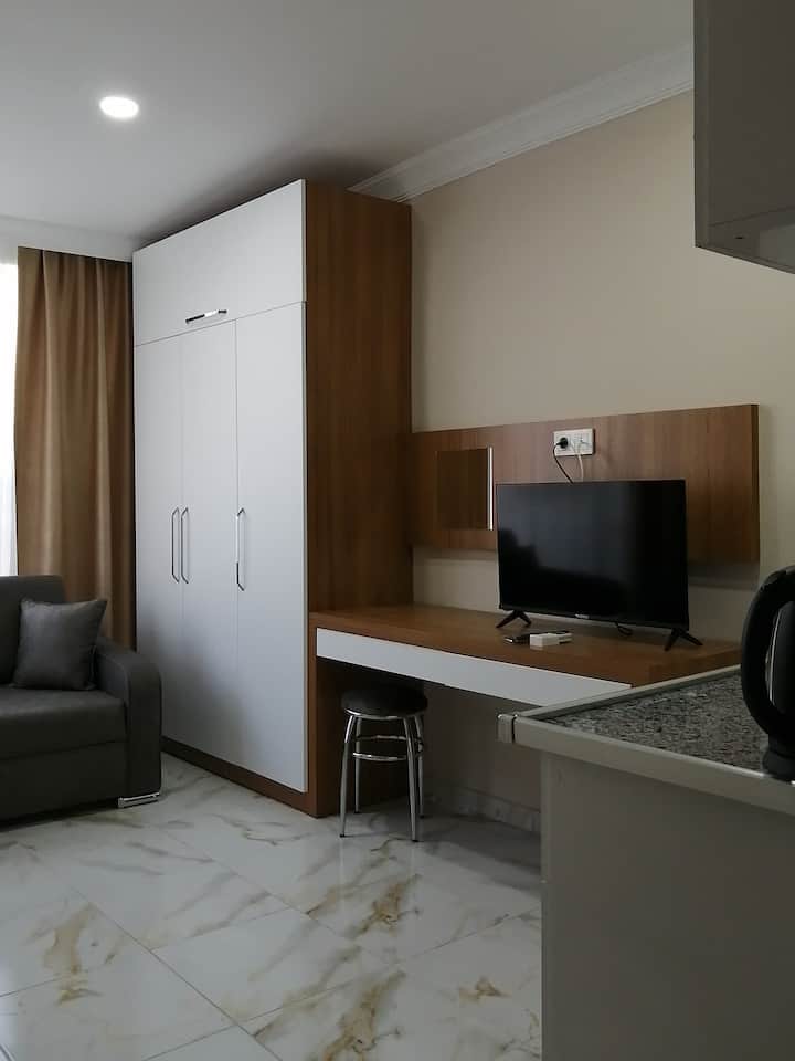 1+1, Mutfaklı, Ferah Daire,  23m2 - Antalya