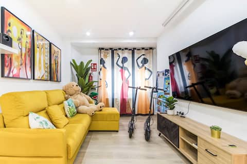 LUXURY: Parking, Projector, Slot Machine, and Scooters