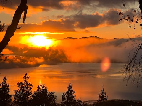 Popular Airbnb listing: Stabbur with amazing views! in Steinkjer
