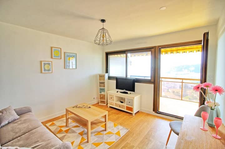Appartement Nice Mont Boron - Superbe Vue Mer - Nice