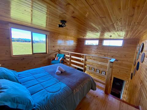 Loft-style cabin in Puerto Nuevo, Lago Ranco