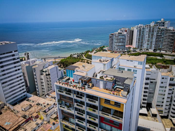Beautiful apartment with ocean views in Barranco Apartments for Rent