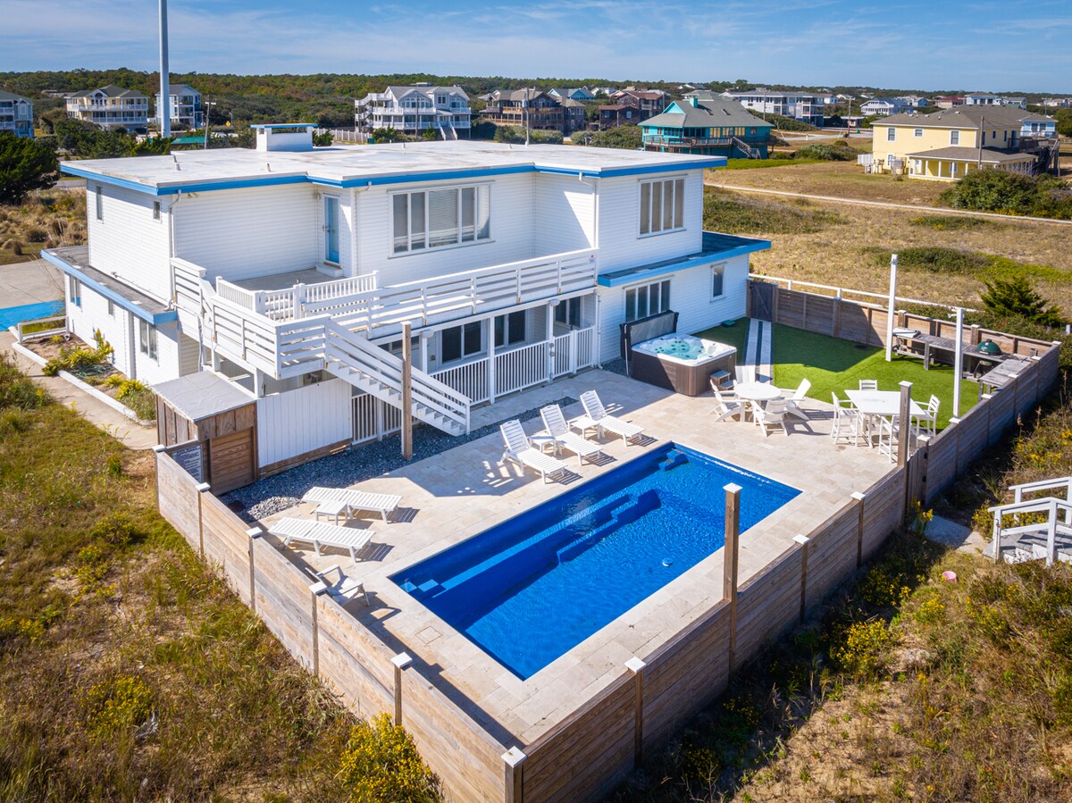 Seaquel OBX Oceanfront Private Access w/ Pool Houses for Rent in