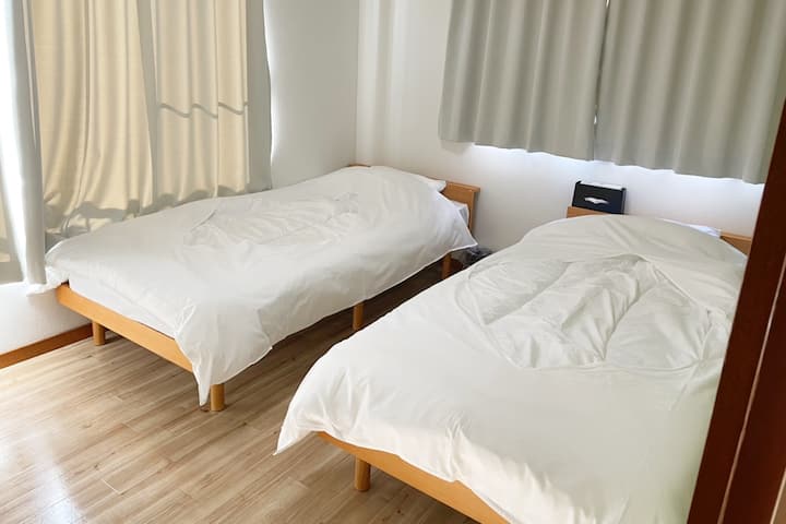 2 camere da letto, 2 letti singoli