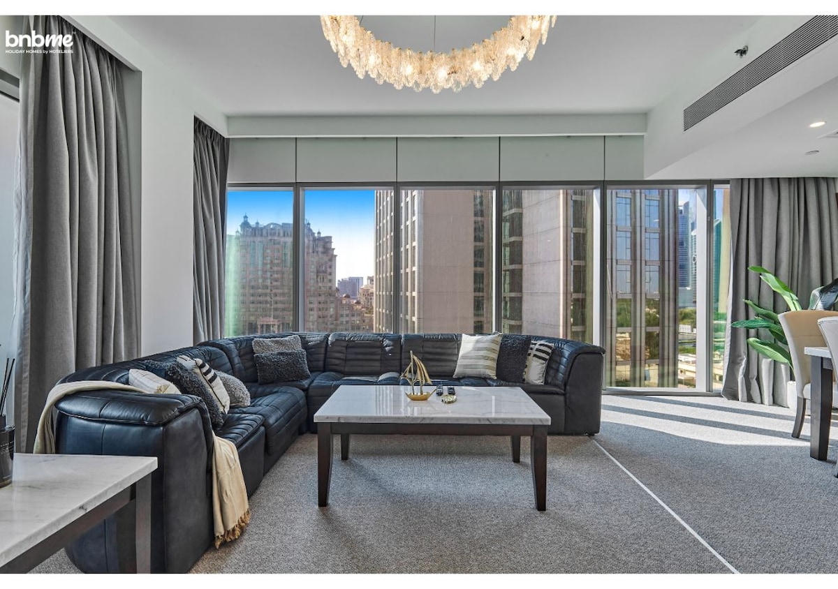 bnbmehomes | Stylish 3BR w/ Burj Khalifa view