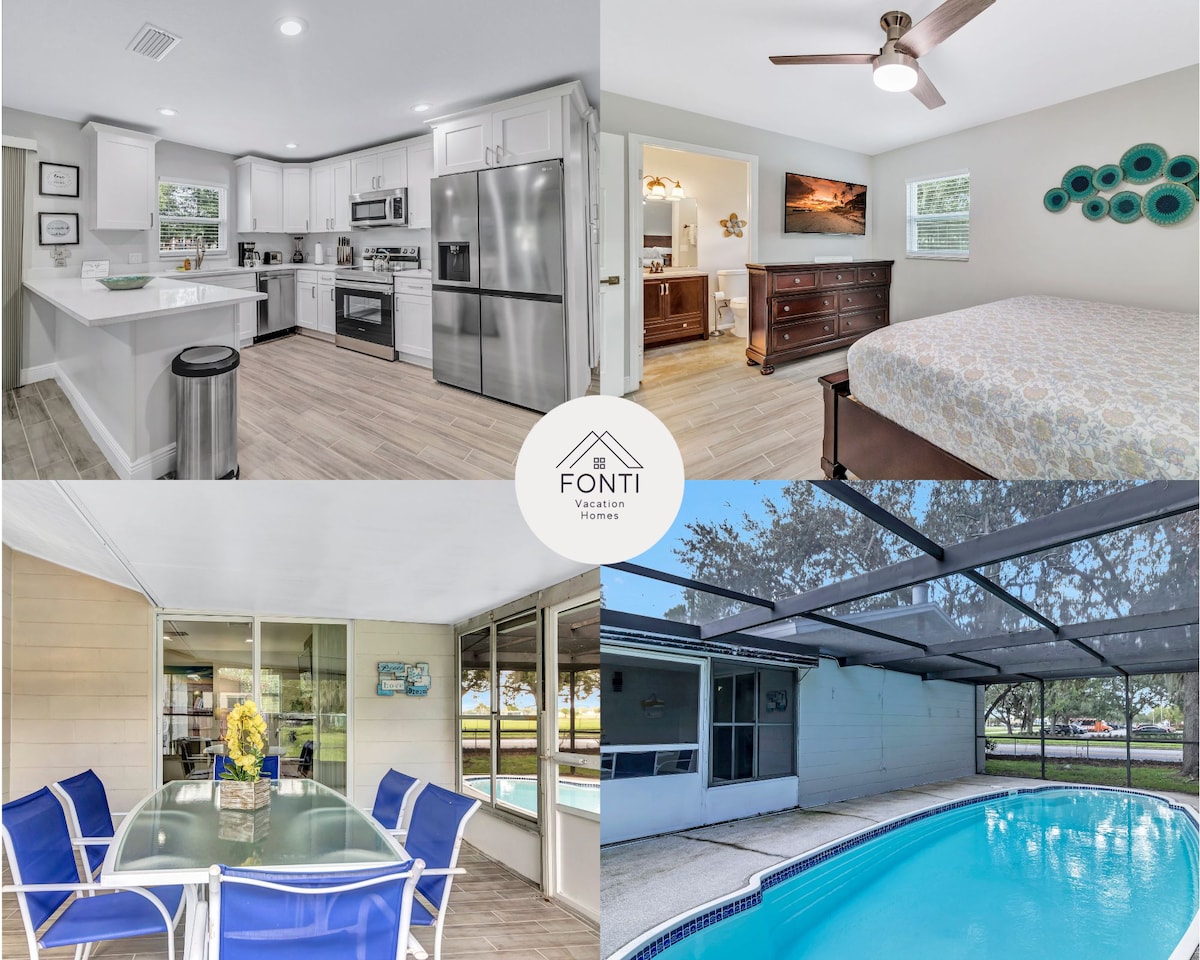 Fully Renovated 3BR House Near Lake Toho Kissimmee Houses for Rent in