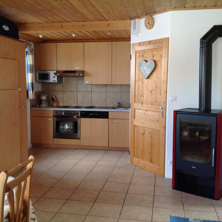 Agréable Appartement Vue Superbe Déco Savoyarde - La Chapelle-d'Abondance