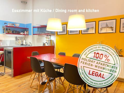 Successful Airbnb property: [S] very heart of PRENZLAUERBERG, 6 (-8) people in Berlin
