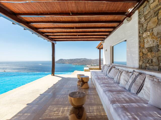 Villa Cobalt Blue -Beachfront-Pool-Jaccuzi-8 Bedr. gallery image 4