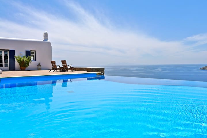 Villa Cobalt Blue -Beachfront-Pool-Jaccuzi-8 Bedr.