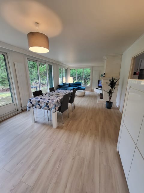 House surrounded by nature.